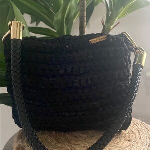 Vera Bradley Black Woven Bag